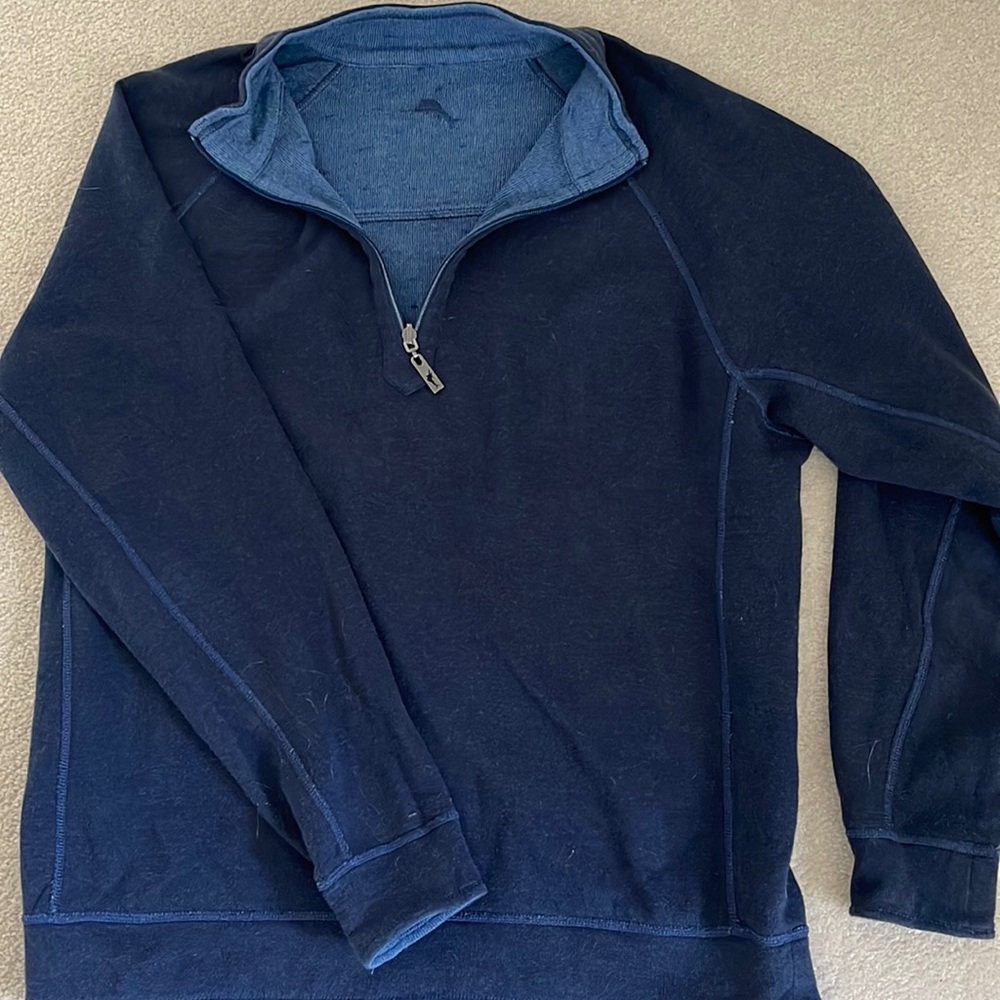 Mens Tommy Bahama Flipshore Reversible 1/2-Zip Pullover